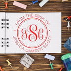 Customized Portable Pre-Inked Classic Monogram Personalized Library Stamp for Islamic Bookstore Owners - Customized Library Stamper - Personalized Library Stamper for Book Collections and Gifts - Image 6
