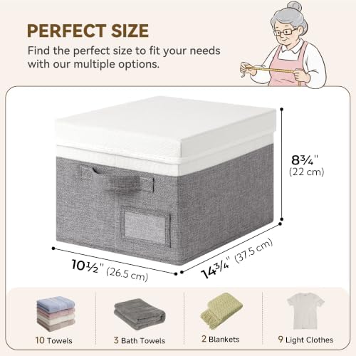 GRANNY SAYS Storage Bins with Lids, Decorative Storage Boxes with Lids - Image 6