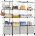 HOMIDEC Closet Organizers and Storage, 16 Cube Storage Organizer by DecorateYourHome