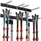 Ultrawall Ski Rack, Wall Mounted Ski Storage Rack, Garage Skis Holder by UltrawallGarageToolsOrganizer