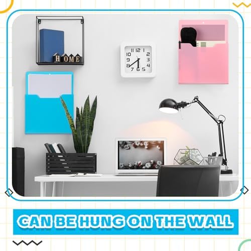 Gilprop 8 Pack Magnetic File Folder Holder for Whiteboard Classroom Storage - Image 6