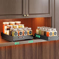 SNTD Pull Out Spice Rack Organizer for Inside Cabinets, Expandable,1-Pack by SNTD