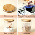 Liquid Laundry Detergent Container, Glass Detergent Bottle for Laundry Room - Image 6