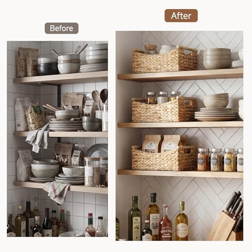StorageWorks Large Wicker Baskets for Organizing,Pantry Storage Bins,1-Pack - Image 3