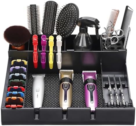 Noverlife Large Barber Station Organizer for Corded Clippers & Guards by Noverlife