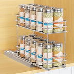 Mystozer Pull Out Spice Rack Organizer for Cabinet, Slide Out Spice Racks by Mystozer