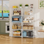 SINGAYE 5 Metal Shelves Wire Shelving Storage Shelf Adjustable Unit Pantry - Image 2