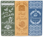 Steel Mill & Co. Book Stack Shaped Ceramic Desk Pot, Jane Austen Books - Image 3