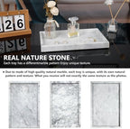 Real Natural Marble Tray for Bathroom, Vanity, Kitchen Counter & Desktop - Image 4