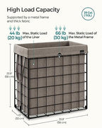 SONGMICS Laundry Hamper, Collapsible, 29 Gal. (110L) - Image 5