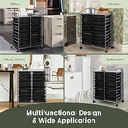 COSTWAY 20-Drawer Rolling Storage Cart, Utility Storage Organizer Cart - Image 7
