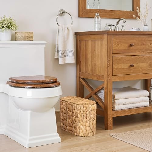 StorageWorks Toilet Paper Storage with Lid, Toilet Paper Storage Holder - Image 5