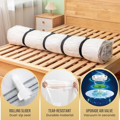 TAILI Mattress Vacuum Storage Bag,Easy Moving Storage,King/California King - Image 5