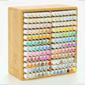 Marker Organizer for 168 Markers,Bamboo Wooden Desk Storage Organizer Rack,Markers Pens Pencils Art Brushes Storage Holder for Home Classroom Office Decor. by Unknown