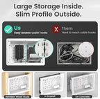 ynVISION.DESIGN 9" Recessed in-Wall Media Box for Clean TV Install - Image 6