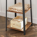 VASAGLE Coat Rack Freestanding, Hall Tree with 4 Shelves - Image 5
