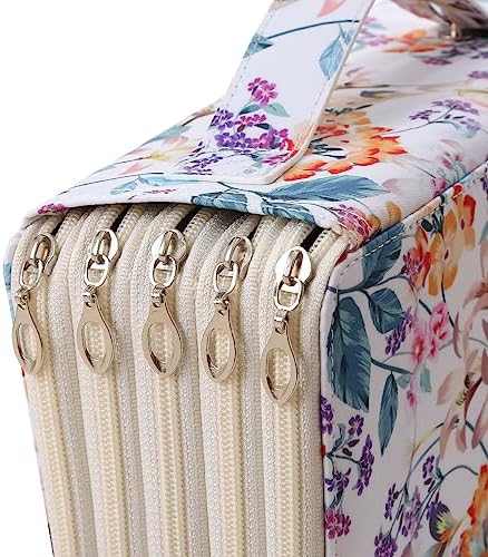 250 Slots Pencil Case 5-Layer Zipped Holder w/Handle - Image 5