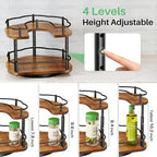 SNTD Spice Organization for Cabinet, Lazy Susan Spice Rack, 10 in - Image 4