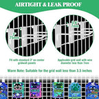 40Pcs 8" Gridwall Display Hooks Assortment Set, White Metal Grid Wall Panel Hanging Display Hook for Garage Shop Retail Storage, Wire Diameter 5mm/ 0.2” - Image 6