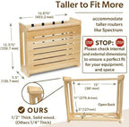WiFi Router Storage Cabinet Router Box Hider WiFi Box Hider Shelf Cover - Image 3