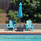 Home Zone Living 119lbs 21" Square Heavy Duty Planter Umbrella Base, 11 Ft - Image 5
