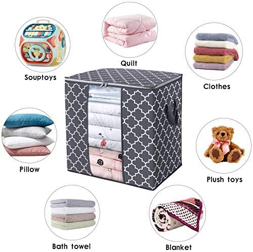 Storage Bags 8 Pack 100L Clothes Organization and Storage Containers - Image 4
