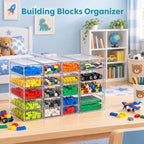 Vtopmart 4 Set Acrylic Desk Organizer with 16 Drawers for Office, Makeup - Image 6