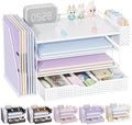 Wood Desk Organizers and Accessories with File Holder & Catalog Racks by gianotter