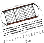 CHOEZON 32'' Hanging Pot Rack, Ceiling Pan Hanger, Pot Holder for Kitchen - Image 2
