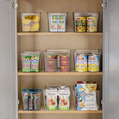 Sorbus Fridge Organizers and Storage, Clear Plastic Bins (Medium, 8 Pack) - Image 3