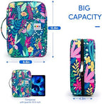 YOUSHARES 300 Slots Color Pencil Case - Pen Case Organizer with Handy Wrap & Zipper, Multilayer Holder for Prismacolor Colored Pencils & Gel Pen (Rainforest) - Image 4