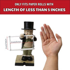 Pottery Toilet Butler Statue – Funny Toilet Paper Holder Stand, Resin Boy Holding Nose Roll Hanger, Gentleman Tissue Paper Towel Dispenser for Shelf, Table, Desk Home Decor, Modern Bathroom Sculptures - Image 2