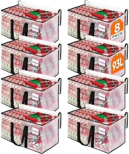 BlissTotes Moving Bags, 93L 8-Pack Storage Bags, Moving Boxes by BlissTotes