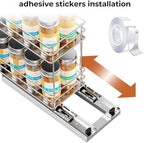 Mystozer Pull Out Spice Rack Organizer for Cabinet, Slide Out Spice Racks - Image 4