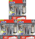 Hefty Hanging Compression Bags 3 Extra Long Vacuum Garment Storage Bags for Clothes, Travel, Closet Organization (60 X 27 Inches) (X-Large) (Pack of 3) by Hefty