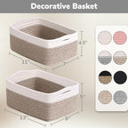 Goodpick 3-Pack Boo Storage Baskets for Closet Organizing, 11 x 7 x 4.5 in - Image 7