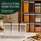 12-Piece Airtight Food Storage Containers, Pantry Canister Set - Image 6