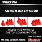 Ernst Manufacturing Wrench Pro - Modular Wrench Organizer for 40 Wrenches (Green) Patented - Made in the USA - Image 5