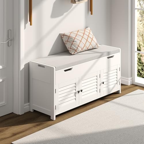 ChooChoo Shoe Storage Bench with Lift Top Storage & Cushioned Seats by ChooChoo