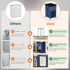Laundry Hamper with Wheels, 150L Rolling Laundry Basket with Bag & Handles - Image 3