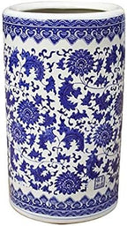 Umbrella Stands,Umbrella Stand - Porcelain Indoor Entryway, Home Front Door Umbrellas Holder for Canes Walking Sticks, 40 X 24Cm,Style-3 by Unknown