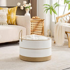 KAKAMAY Large Blanket Basket with Handles, Storage Basket for Living Room - Image 2