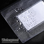 Marspark 500 Pcs 100 Pcs Zip Envelope Poly Clear Pencil Pouch, Black - Image 4