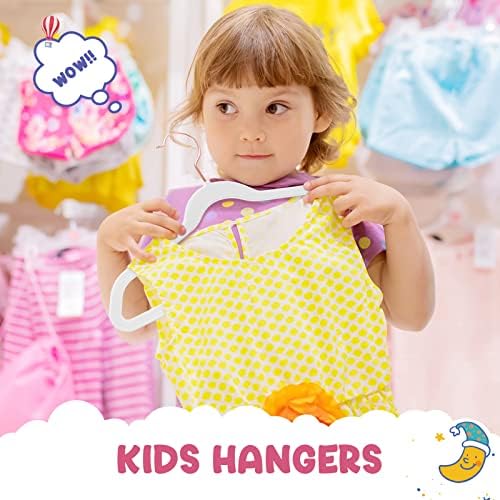 HOUSE DAY Velvet Kids Hangers 120 Pack, Premium Children Hangers for Closet - Image 2