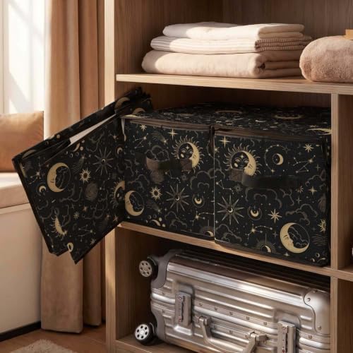Fabric Storage Bins with Lids,Under Bed Storage Containers 3Pack - Image 4