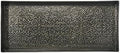 HF by LT Enchanted Scroll Pattern Metal Boot Tray, 30 x 13 inches, Antique Zinc Finish by HFbyLT
