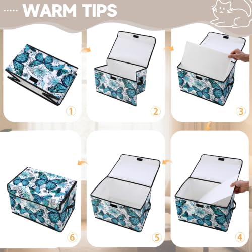 Stackable Clothes Storage Bins with Lids 3 Pack - Image 2