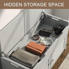 ChooChoo Shoe Storage Bench with Lift Top Storage & Cushioned Seats - Image 4