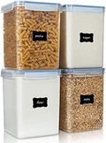 Vtopmart 5.2L Flour Sugar Storage Containers, 4 PCS, Blue by Vtopmart