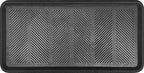 Rubber Boot Tray, Black, 15.75"x31.50" by Imports+D%C3%A9cor
